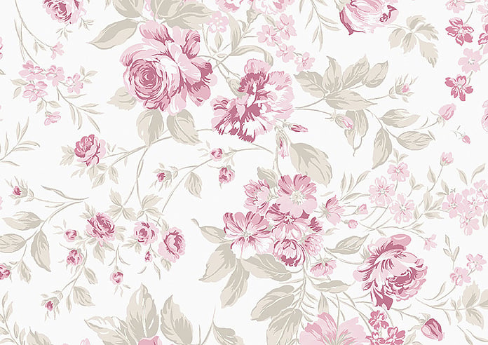 Shabby Chic by Rachel Ashwell Romantic Rose (Blackout), Pink - Twist&Fit Roller Blind - Image 6